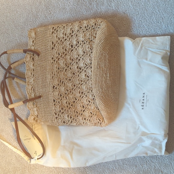 Sezane Ralph Weave Bag NWT - Picture 9 of 9